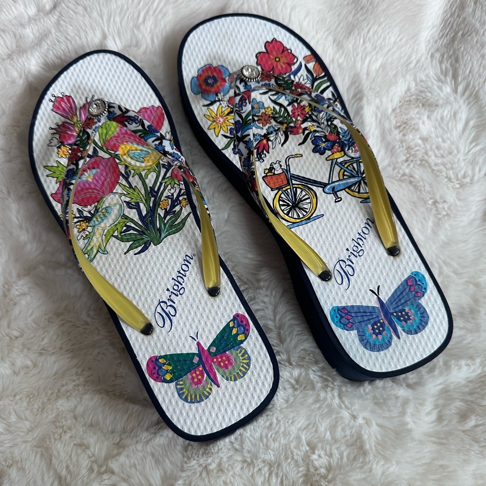 Brighton wedge flip flop